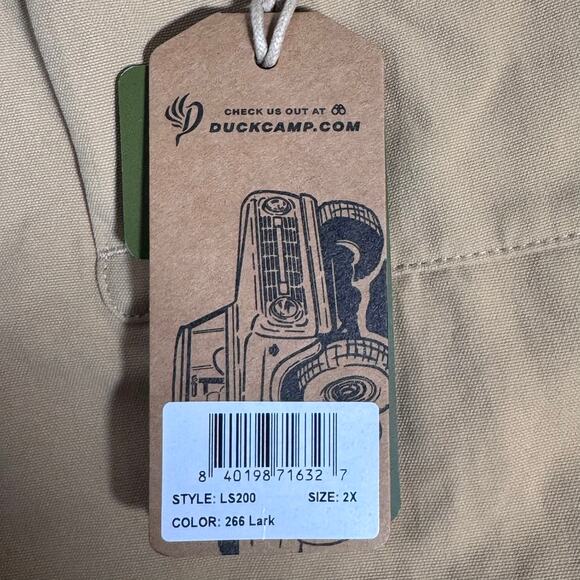 Duck Camp Men's Long Sleeve Hunting Shirt Size XXL NWT - Picture 10 of 12